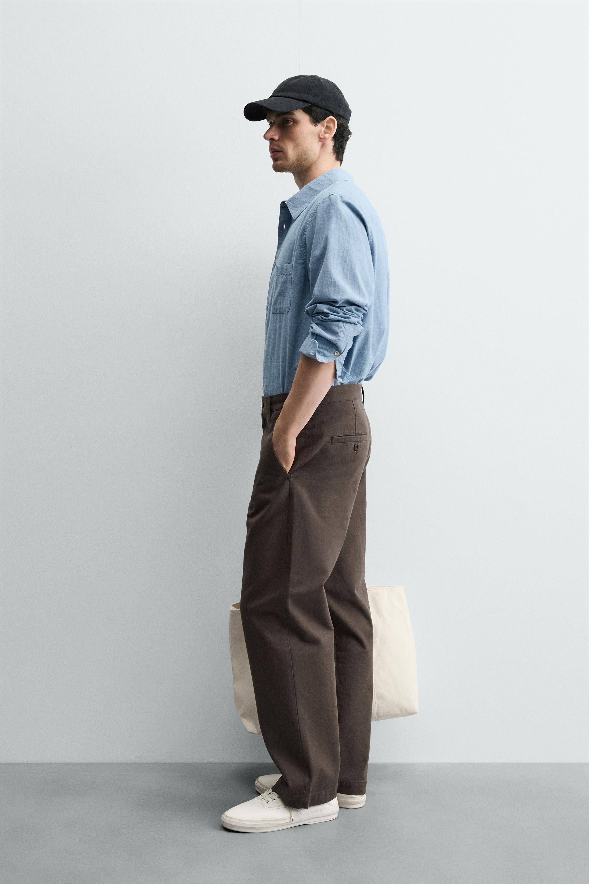 STRAIGHT FIT CHINO PANTS